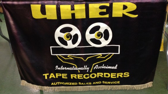 tape recorder banner