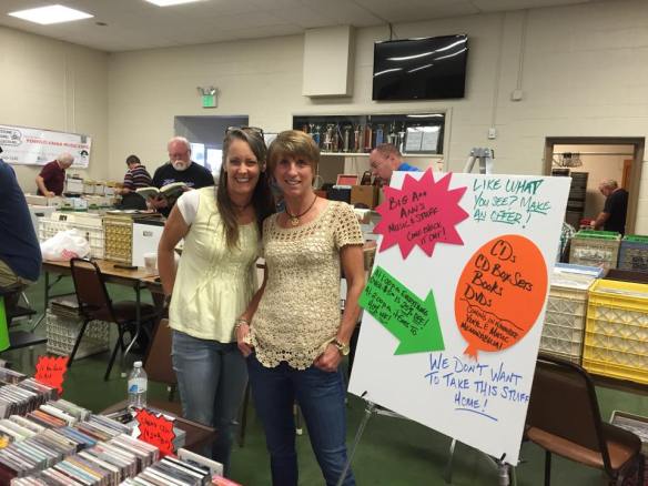 New vendors Ann and her friend, Preston