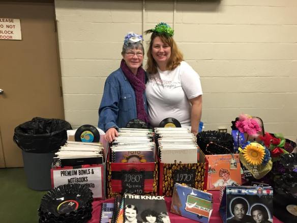 Laura Kooyman of reinKarnations with Janet.