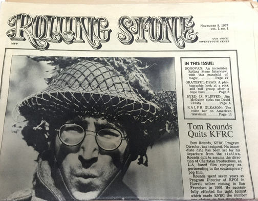 First edition of Rolling Stone Magazine.