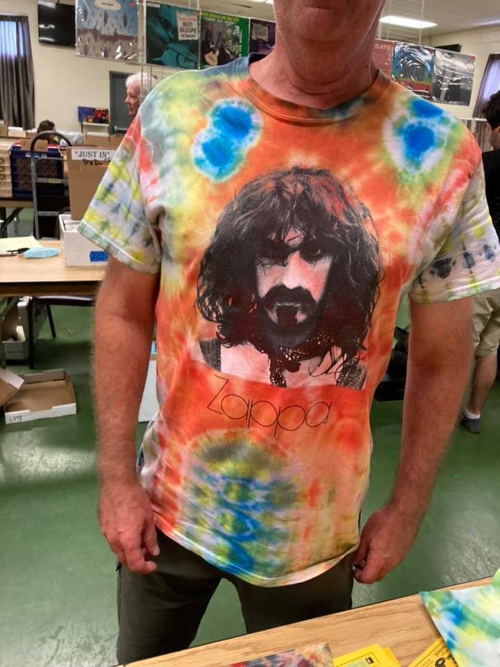 Howard Dinkel tie-dyed Ts scarves shirts